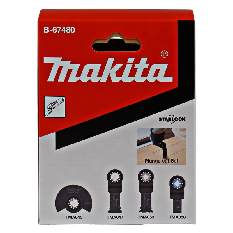 Makita B-67480 Multi-Tool Starlock Plunge Set