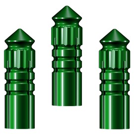 Mission F-Protect Protective Cover for Darts / Flights, Green, 5 Sets (15)