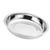 Qukaim Stainless Steel Round Plate Stainless Steel Round Dinner Plate