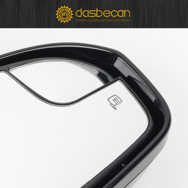 Dasbecan Right Passenger Side Mirror Assembly Compatible with Ford Fusion