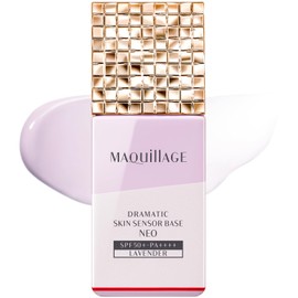 MAQUILLAGE Dramatic Skin Sensor Base NEO Lavender 8.5 fl oz (250 ml) SPF50+ · PA++++ | Makeup Primer | Liquid | Fragrance-Free | Long-lasting Makeup, Reduces Shine, UV Protection, Pore Correction