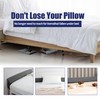 HOMBYS Wedge Pillow Headboard for Bed Gap,Foldable Bed Wedge Gap