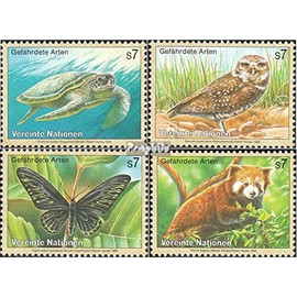 Prophila Collection UNO - Vienna 248-251 (complete edition) 1998 endangered animals (stamps for collectors) amphibians / reptiles / saurs