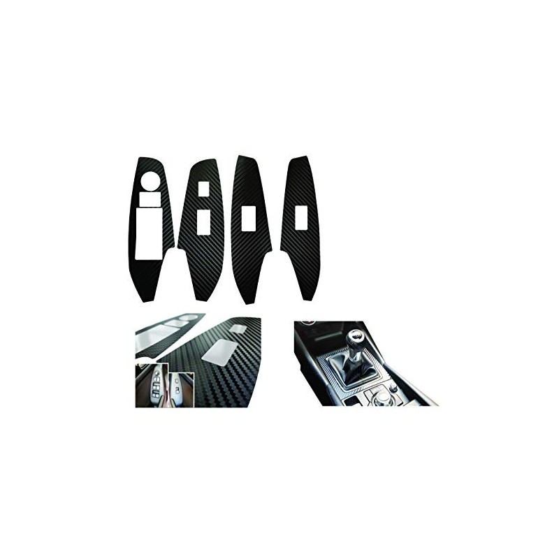 HG Accesorios Kit Completo Sticker Compatible con Mazda 3 2017