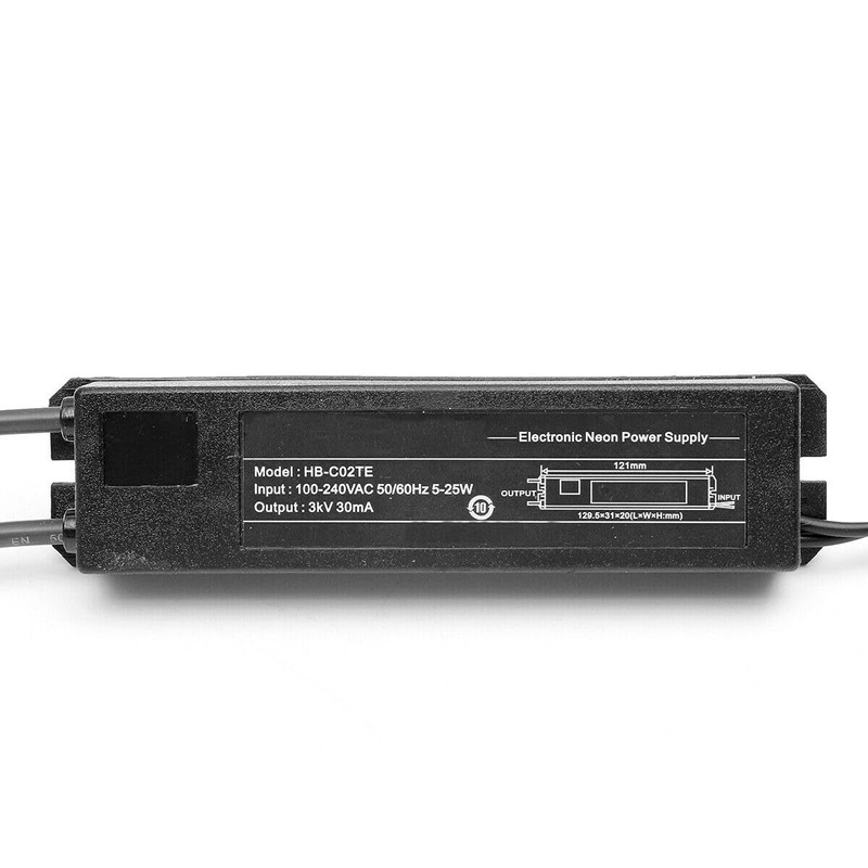 3KV HB-C02TE Power Supply for Glass Neon Sign Light Electronic