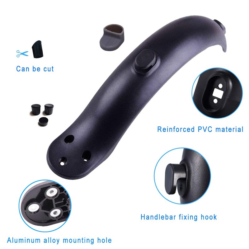 Z-FIRST 2 Pieces Rear Fender Mudguard Bracket Rear Fender Scooter