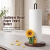 Sunflower Paper Towel Holder,Resin Sunflower Kitchen Decor