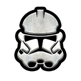 Bargain Max Decals Clone Inspired Trooper Window Laptop Car Sticker 5.5"