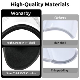 Children's Shin Pads, Football Shin Pads, Football Equipment with Adjustable Velcro Fastening, Lightweight, Durable, Non-Slip, Suitable for Boys and Girls Aged 2 to 18 Years, White, XS