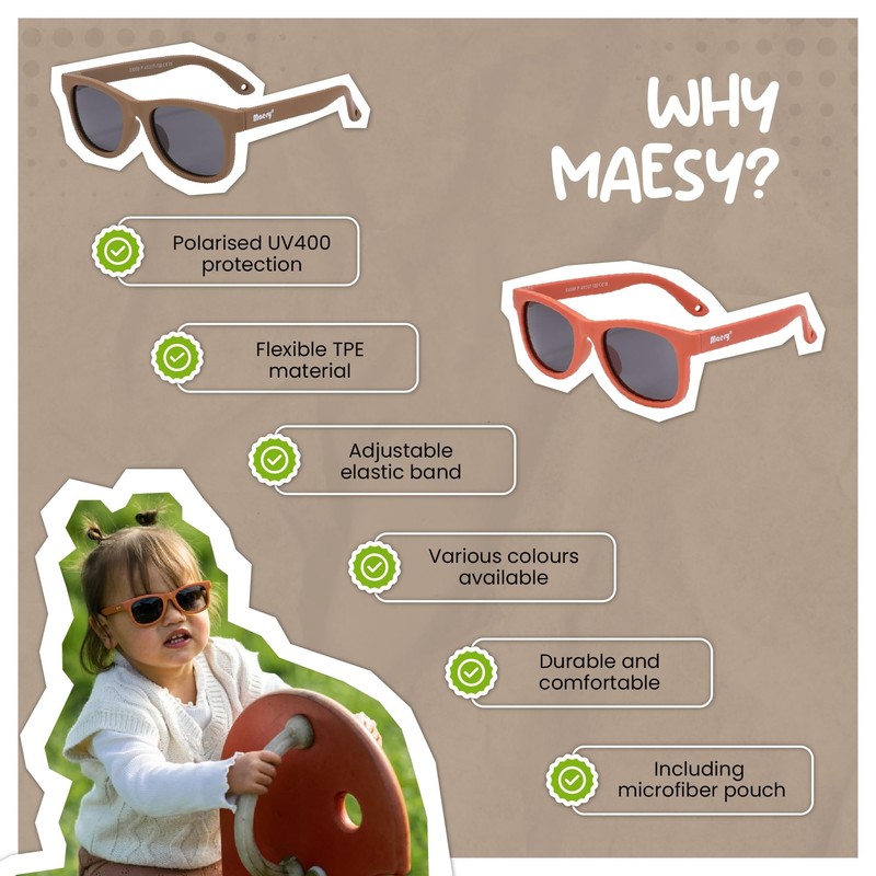 Maesy - Baby Sunglasses Indi - 0-2 Years - Flexible