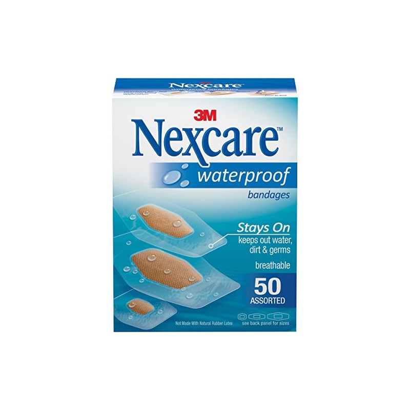 Nexcare Waterproof Clear Bandages, Seals Out Water, Dirt and Germs,