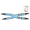 2 Pcs Patella Knee Strap X Shape Double Fixation Breathable
