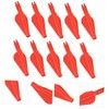 Kisangel 2sets Plastic Arrow Tail Arrow Tail Accessory 20 Replacement