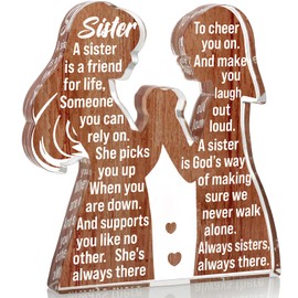 Cool Sister Birthday Gifts from Sisters for Women Adult Big Little Best Sister Ever - Unique Easter Basket Essentials Stuffer Valentines Christmas 2025 for Soul Friend Memorable Gift