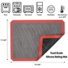 Perforated Silicone Baking Mats, 2 PCS Eclair Silicone Mat for
