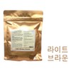 Indus 금색봉투포장~색상[라이트브라운] 플로라 실크 헤나 파우더 염색약 100g /인도라자스탄지역 인디아