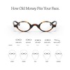 eyebobs Old Money Unisex Premium Readers, Matte Tortoise Front with