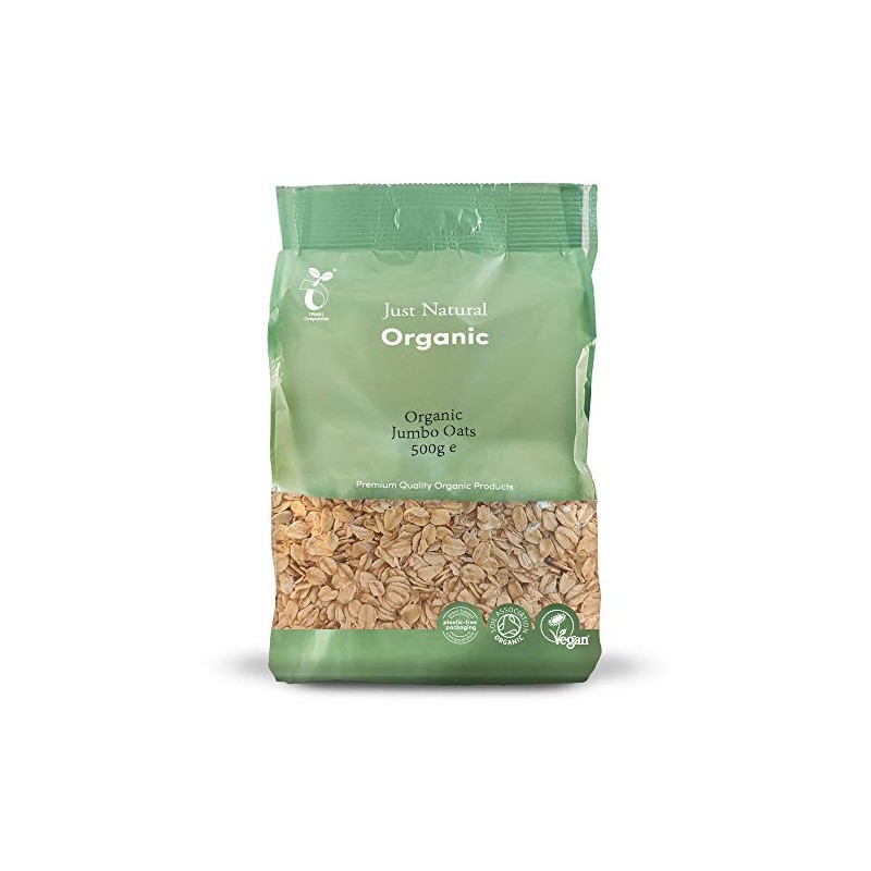 Just Natural Organic Jumbo Oats 500g