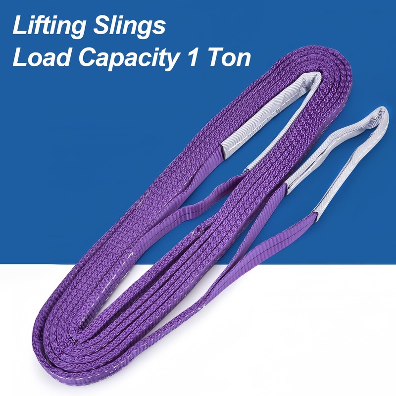 LEPEVNEY Lifting Straps Lift Sling Straps Flat Crane Sling Polyester
