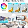 libtit 12 inch Flush Mount LED Ceiling Light Fixture, 3000K