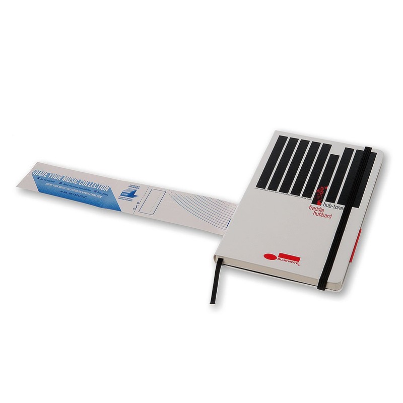 Moleskine Large Blue Note White Limited Edition Hard Ruled Notebook