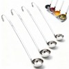 Markeny 4-Piece Stainless Steel Soup Ladle Set, 1 oz/2 oz/4