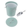 Round Ice Bucket Multipurpose Safe Galvanized Ice Buckets with Lid