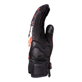Saints of Speed Samurai Print Street Motorcycle Riding Gloves with D3O Knuckle, Metacarpal, & Finger Protection (X-Large)
