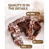 Feraco Pure Copper Magnetic Bracelet for Men,3X Strength Magnets Jewelry