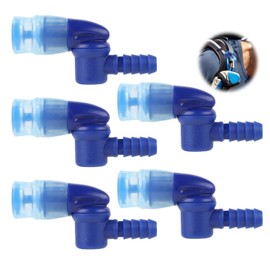 5pcs Bite Valve Replacement for Camelbak, Mouthpiece Replacement for Camelbak Hydration Pack Valve Replacement Parts for Camelbak & Osprey Hydration Bladder (Blue)