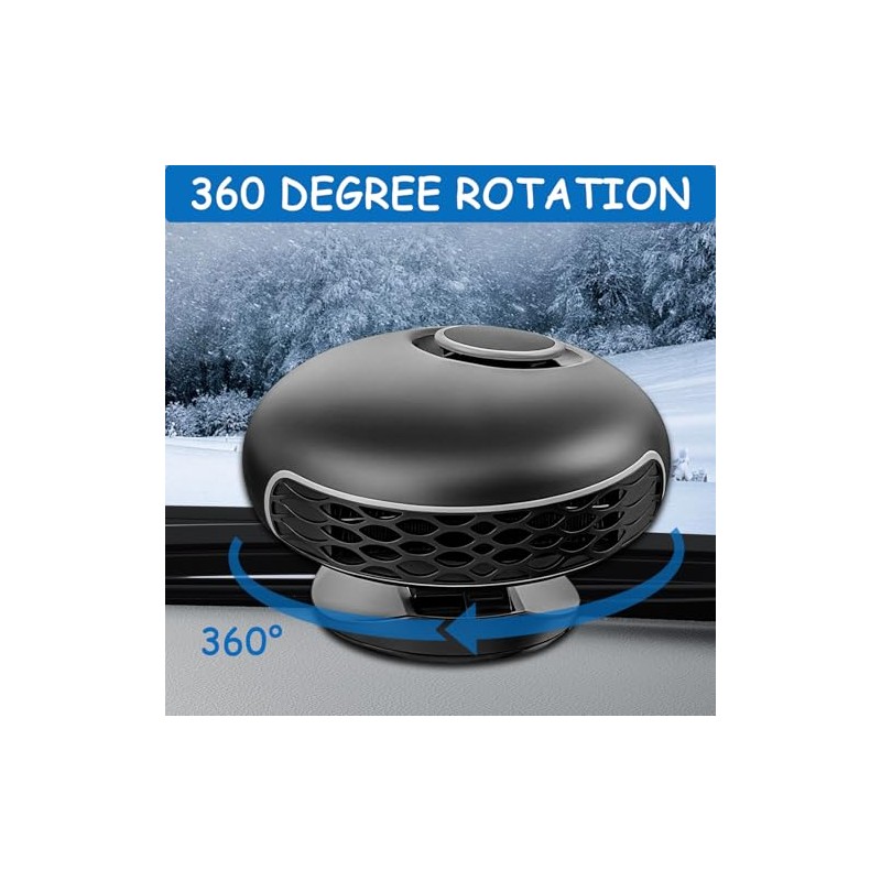 Car Heater for Vehicles - Portable 12V Heater & Defroster