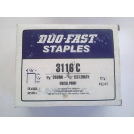 Duo-Fast 3116C Staple 2BOXES!!!