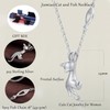 CathMe 3D Cat Necklace Stering Silver Cat Pendant Cat Necklace