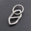 FEGVE Titanium Keychain Integrated Spring Structure Quick Release Carabiner with