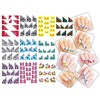 Nail Art Water Transfer Decals Tip & Corner Cover 10