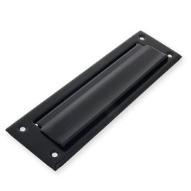 Amig - Letter Slot for Letterbox | For Interior and Exterior Walls or Doors | Steel Letter Slot | Size 254 x 73 cm | Slot Dimensions: 198 x 48 mm | Black Colour