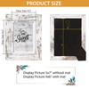 Califortree Rustic White 5x7 Picture Frame - Display Photos 4x6