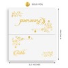 Place Cards Double Sides (Reserved Table Gold)