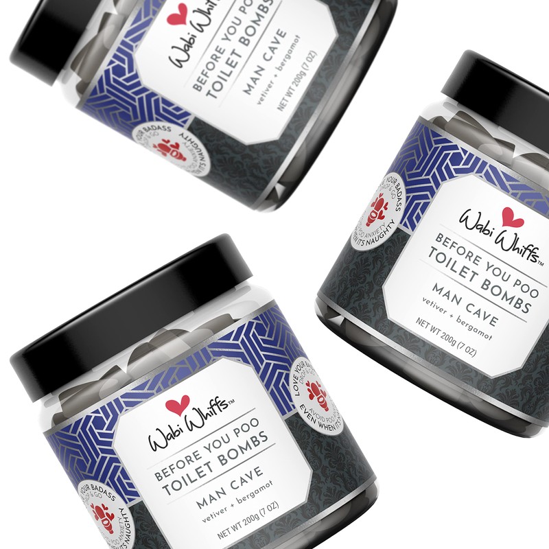 Wabi Whiffs Fizzing Toilet Bombs (Man Cave)