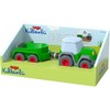 KiLaLa Haba Kullerbü Tractor with Trailer and Wooden Ball Frog