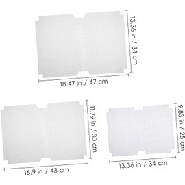 Sewroro Cubiertas Protectoras Transparentes Autoadhesivas de Pp para Libros Escolares, Paquete de 30 Piezas (mediano 34x25 Cm, Grande 43x30 Cm, Extra Grande 47x34 Cm), Resistentes al