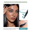 Metallic Shimmer Liquid Eyeliner, Green Glitter Eyeliner Waterproof Long-Lasting, Quick-Drying