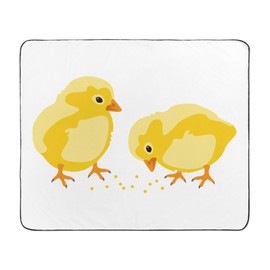 CafePress Baby Chicks 50" x 60" Water-Resistant Outdoor Blanket