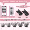 Individual Cluster Eyelashes, Individual False Eyelashes for Use at Home,