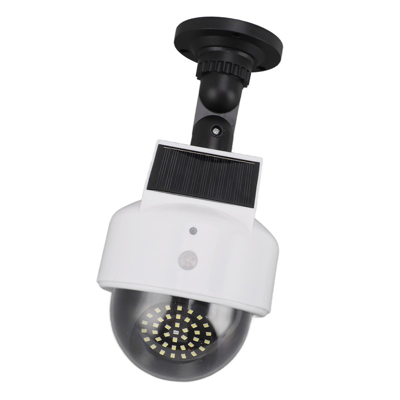 Solar Dummy Fake Camera Security Outdoor Solar Powered Simulated Surveillance