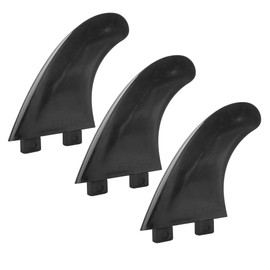 Surfboard Fins, 3 Pieces/Set Robust G5 Surfboard Fins Surfboard Accessories for FCS Fin Surfboard (Black)