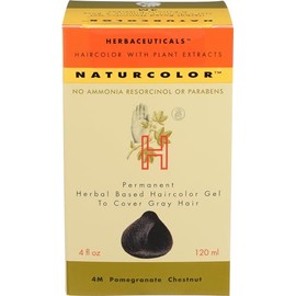 Naturcolor 4M Pomegranate castaño tinte para cabello, 4 onzas