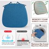 SINOSSO 1 Pack Memory Foam Chair Cushions for Dining Chair,