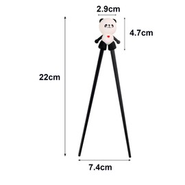 3 Pairs of Children's Training Chopsticks, Panda Chopsticks, Children's Learning Chopsticks, Toddler Chopsticks, Helper for Beginners, Toddlers, Children