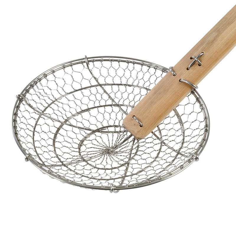 Joyce Chen Kitchen Spider Strainer Stainless Steel 7-Inch Wire Basket